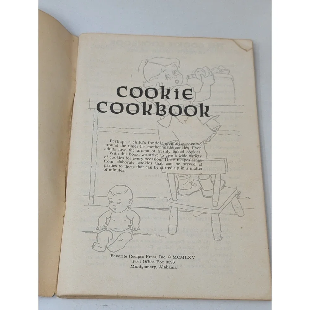 Cookie Cookbook 1965 Favorite Recipes Press 500+ Cookie Recipes 1960s‎ 60s